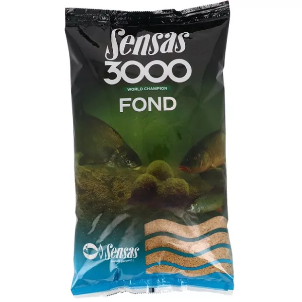 Sensas 3000 Fond Heavy Mix Voer voor stromend water 3kg