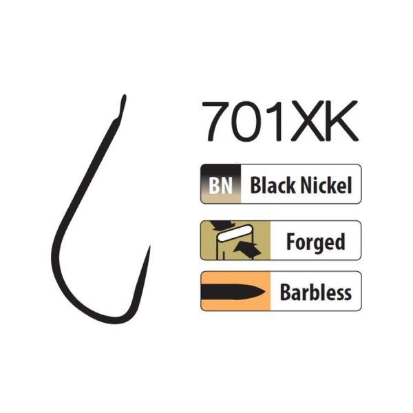 Trabucco XPS 701XK 16 Plaatje, Weerhaakloze Haak 25 stuks