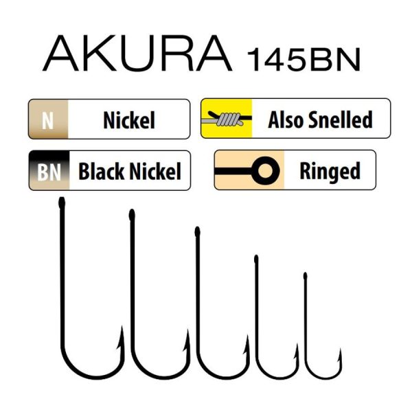 Trabucco Akura 145 BN 10 roofvishaak 15 stuks