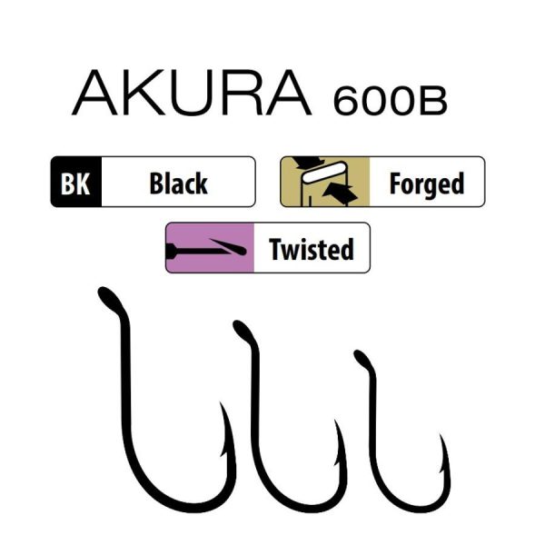 Trabucco Akura Siluro 600B 10/0 roofvishaak 5 stuks