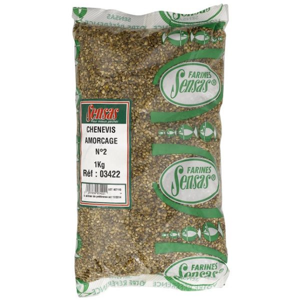Sensas Hemp Dry Seeds N2 Hennepzaad 1kg