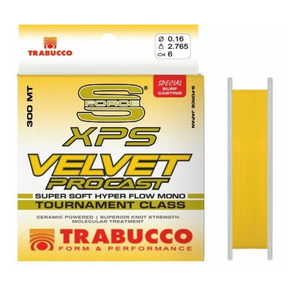 Trabucco S-Force XPS Velvet Pro Cast 600m 0,30mm Monofilament Hoofdlijn