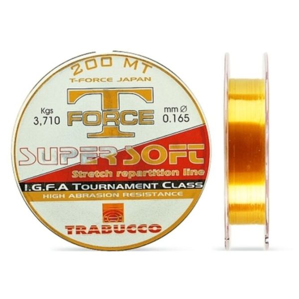 Trabucco T-Force Super Soft 200m 0,255mm Monofil Hoofdlijn