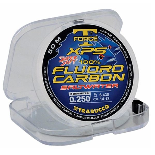 Trabucco T-Force XPS Fluorocarbon Saltwater 2013 50m 0,50mm Monofil Voorslaglijn