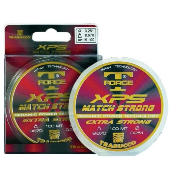 Trabucco T-Force XPS Match Sterk 25m 0,08mm Monofil Voorslaglijn