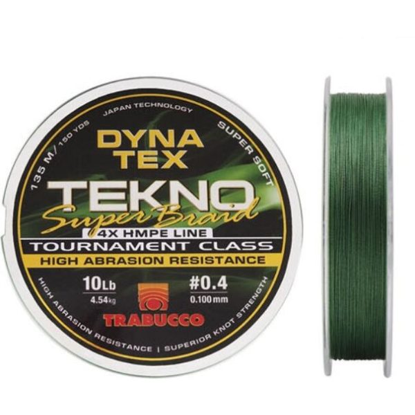 Trabucco Dyna-Tex Tekno Super Braid 275m 0,435mm Gevlochten Hoofdlijn