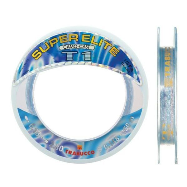 Trabucco Super Elite Camocast T1 300m 0,185mm Monofilament Hoofdlijn