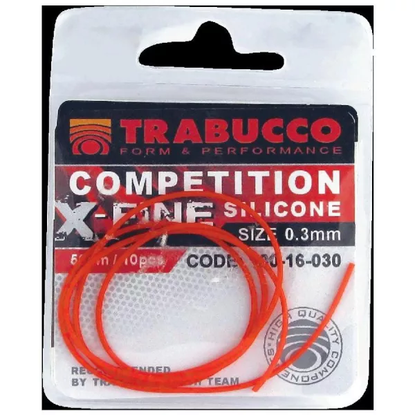__Trabucco__ Competition X-Fine Silicone 0,6mm 50cm Siliconen Buis