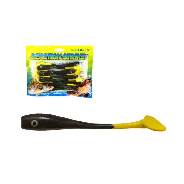 Arno Sphere Minnow Black-Yellow 11cm Plastic Kunstaas 10st