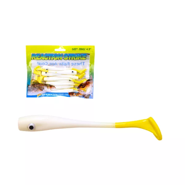 Arno Sphere Minnow White-Yellow 11cm Plastic Kunstaas 10st