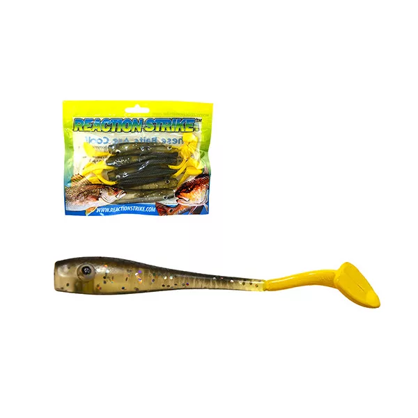 Arno Sphere Minnow Gray-Yellow 11cm Plastic Kunstaas 10st