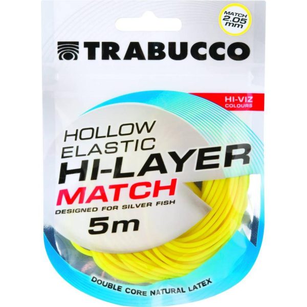 Trabucco Hi-Layer Hollow Elastic Match Vaste Hengel Elastiek 2,05mm 5m