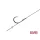 Delphin Proxi Sting Gebonden Haak 12cm / 0,10mm / BARB #6 / Sting 7mm