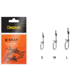 Spinning verbinding Delphin Q-SNAP / 10st / 0,6mm S
