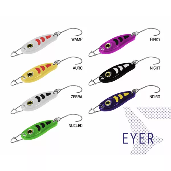 Delphin Eyer INDIGO #8 - 3gr   - Spinner - Haakmaat #8