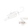 Delphin Strip AURO #8 - 2gr - Spinner - Haakmaat #8