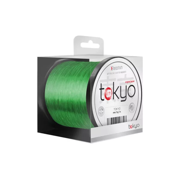 Monofil Delphin TOKYO / fluo groen 0,33mm 18lbs 600m