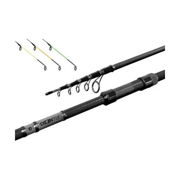 Delphin LYCAN Telefeeder hengel +3 toppen 
390cm/100g