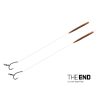 Delphin THE END D-Rig gebonden haak / 2 st. Voorgebonden haak 20cm/0,35mm/#6