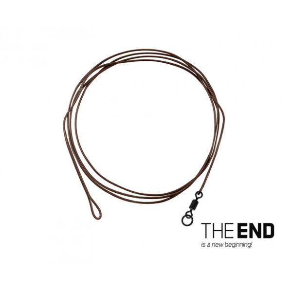 Onderlijn Delphin THE END Aramid Leader / 1 stuk 80 cm / 60lbs