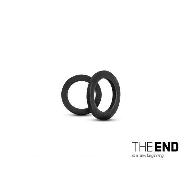 Delphin THE END Round RING Metalen ring en oog