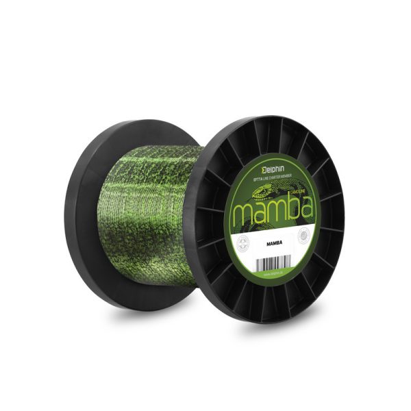 Delphin MAMBA Karper / camouflage 0,26mm 11,4lbs 6000m/1m SPOEL