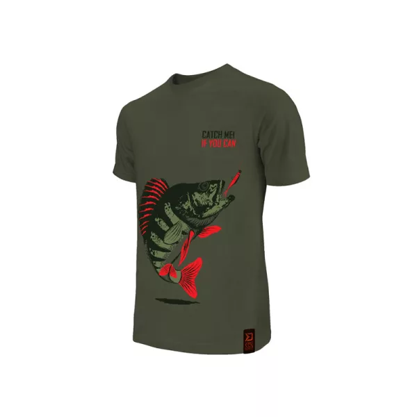 Delphin - Catch me! BAARS Donkergroen - T-shirt - M
