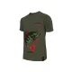 Delphin - Catch me! BAARS Donkergroen - T-shirt - KING SIZE