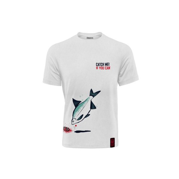 Delphin - Catch me! Brasem Wit - T-shirt - XXXL
