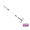 Delphin BOMB! Twisto RIGS Fluorocarbon / 3 stuks Fluorocarbon 6 6cm