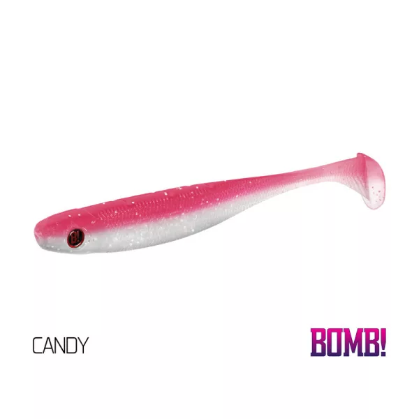 Delphin BOMB! Rubbervis Rippa - Candy 5 stuks Rubber kunstaas 10cm