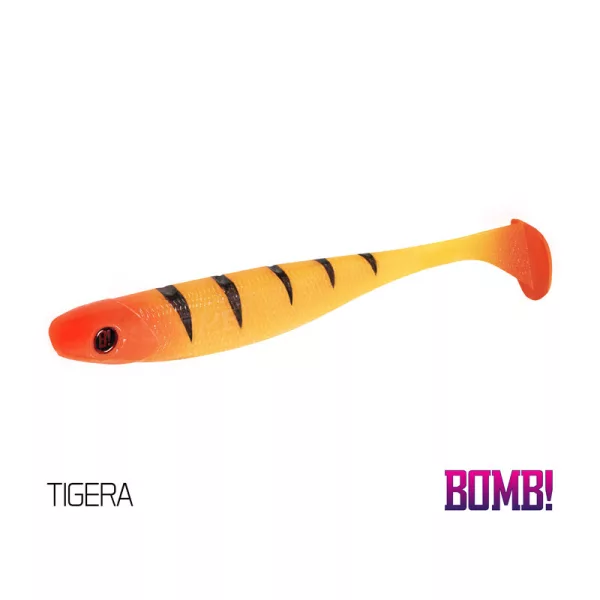 Delphin BOMB! Gumihal Rippa - Tigera 5 stuks rubber kunstaas 10cm