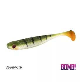   Delphin BOMB! Gumihal Rippa - Agresor 5 stuks rubber kunstaas 5cm
