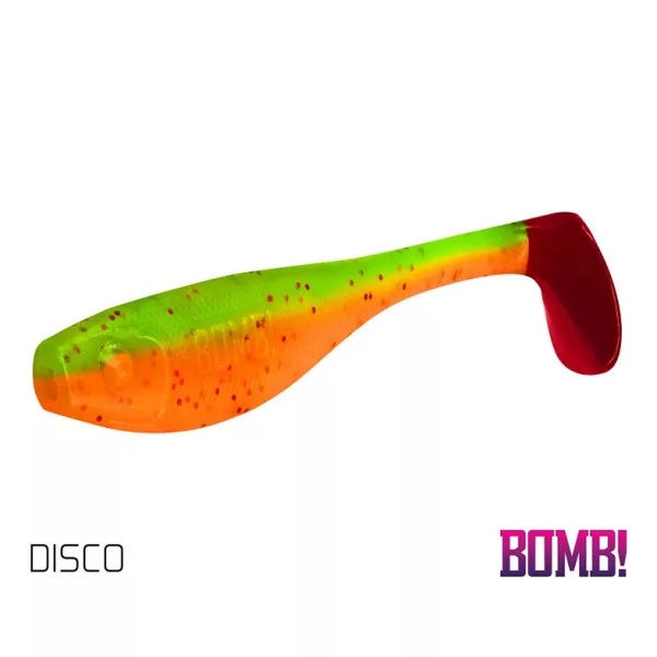 Delphin BOMB! Rubbervis Fatty - Disco 5 stuks Rubber kunstaas 12cm