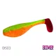 Delphin BOMB! Rubbervis Fatty - Disco 5 stuks Rubber kunstaas 12cm