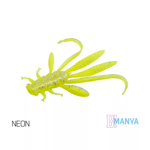 Delphin MANYA UVs nimf / 5 stuks 10.5cm/NEON