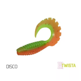 Rubbervisje Delphin TWISTA UVs / 5db 8cm/DISCO