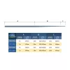 Delphin Conische werponderlijn Conic SHOCKER / 6x13m 0,30mm-0,60mm