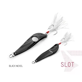 Delphin Lepel SLOT Wobbler lepel 15gr Black Nickel