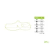 Delphin OCTO Limoengroen Visslippers 37