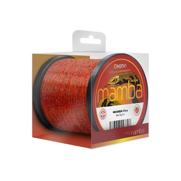 Delphin MAMBA Carp / Fire Monofilament lijn 0,26mm 6000m