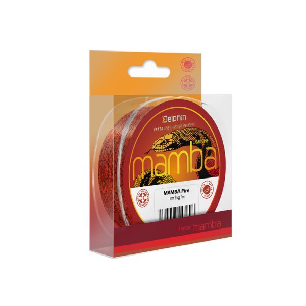 Delphin MAMBA Feeder / Fire Monofilament lijn 0,16mm 200m