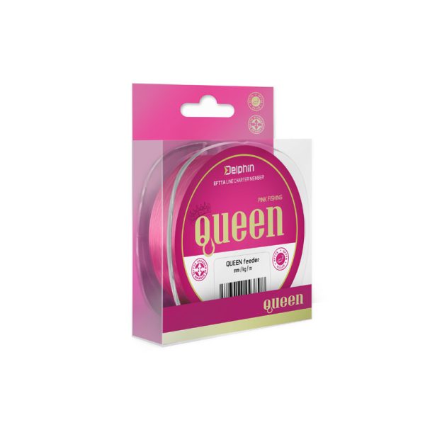 Delphin QUEEN Feeder / roze 0,18mm 2,7kg 300m