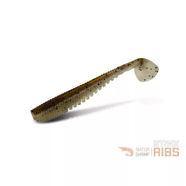 Delphin B! StinxRibs Garnaal Zacht Kunstaas 5cm