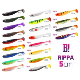   Delphin DuoPACK BOX Top Mix BOMB! Rippa / 12x 5st 5cm/MIX kunstaasvis