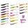 Delphin DuoPACK BOX Top Mix BOMB! Rippa / 12x 5st 5cm/MIX kunstaasvis