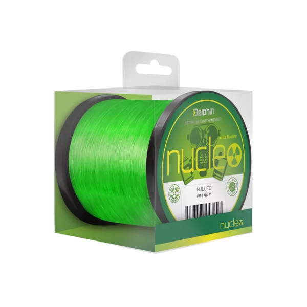 Delphin Nucleo Fluor Groen 0,35mm 600m Karpervissen Monofil Hoofdlijn