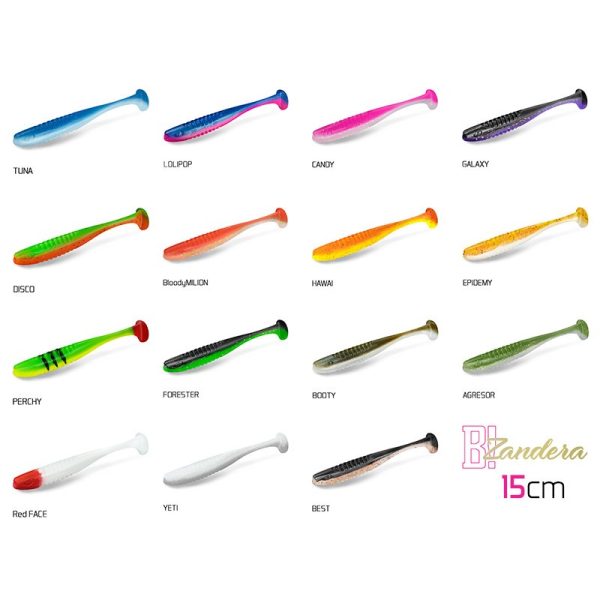 Delphin ZANDERA UVs / 6x 5 stuks 15cm/EPIDEMY DuoPACK BOX