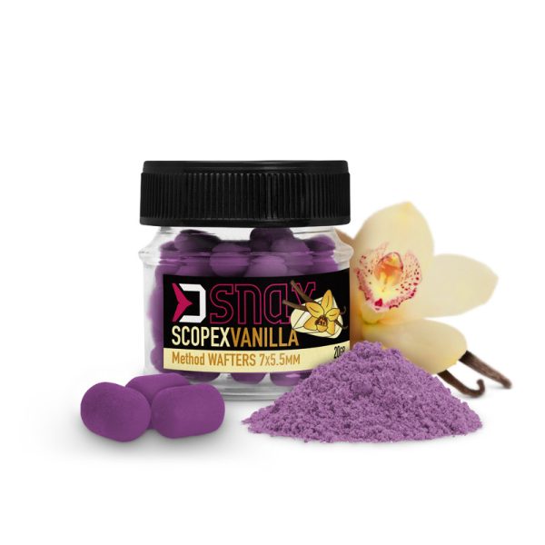 Delphin D SNAX WAFT aas 10x7mm/20g Scopex-vanille wafters
