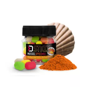   Delphin MIX D SNAX WAFT aas 10x7mm/20g Mossel-Kruiden wafters
